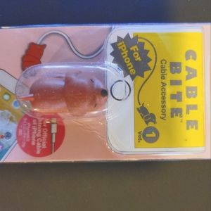 Cable Bite brown dog NEW for iphone